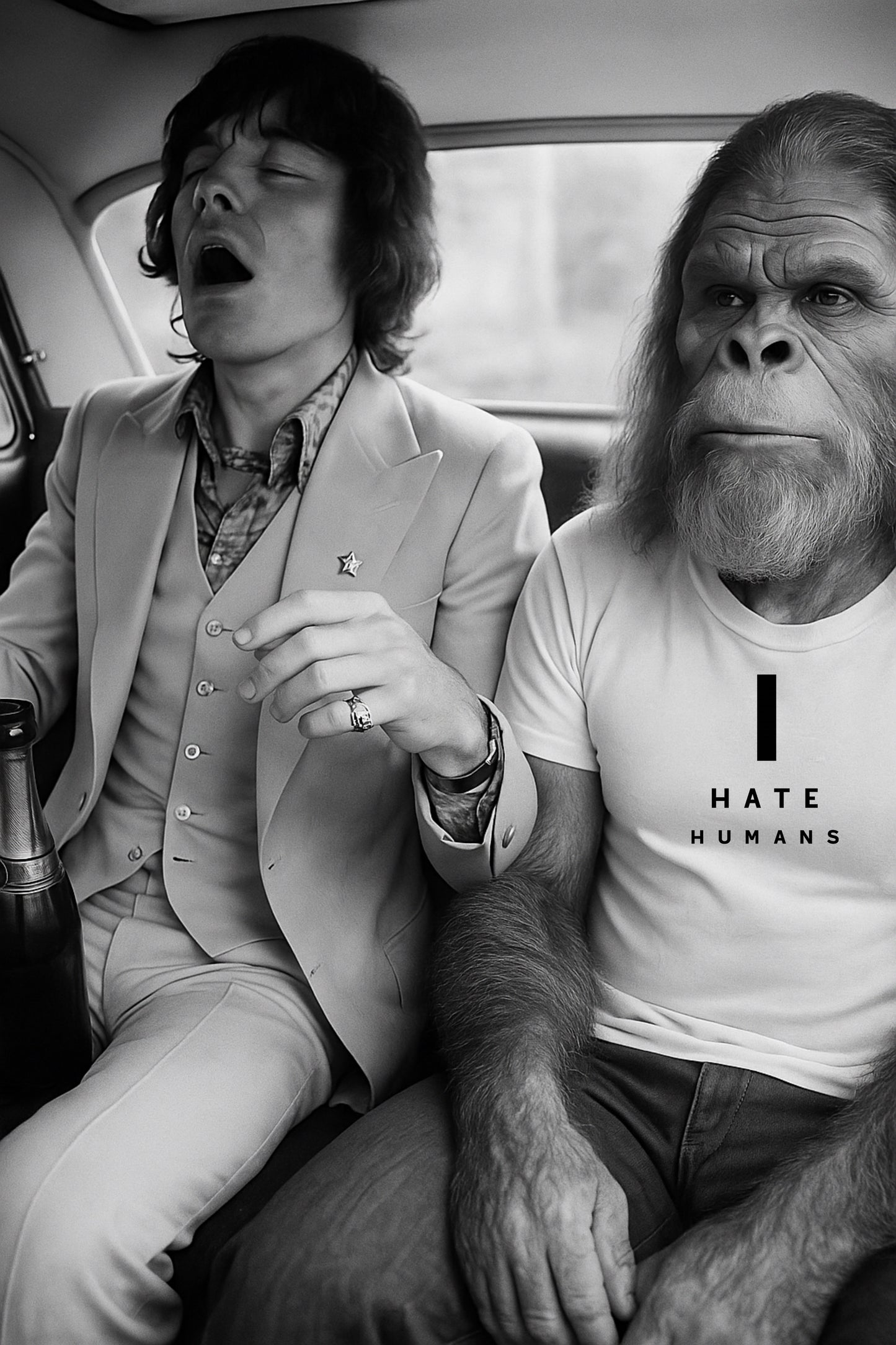 I HATE HUMANS TEE , Oversize tee | Luma Apparel Club