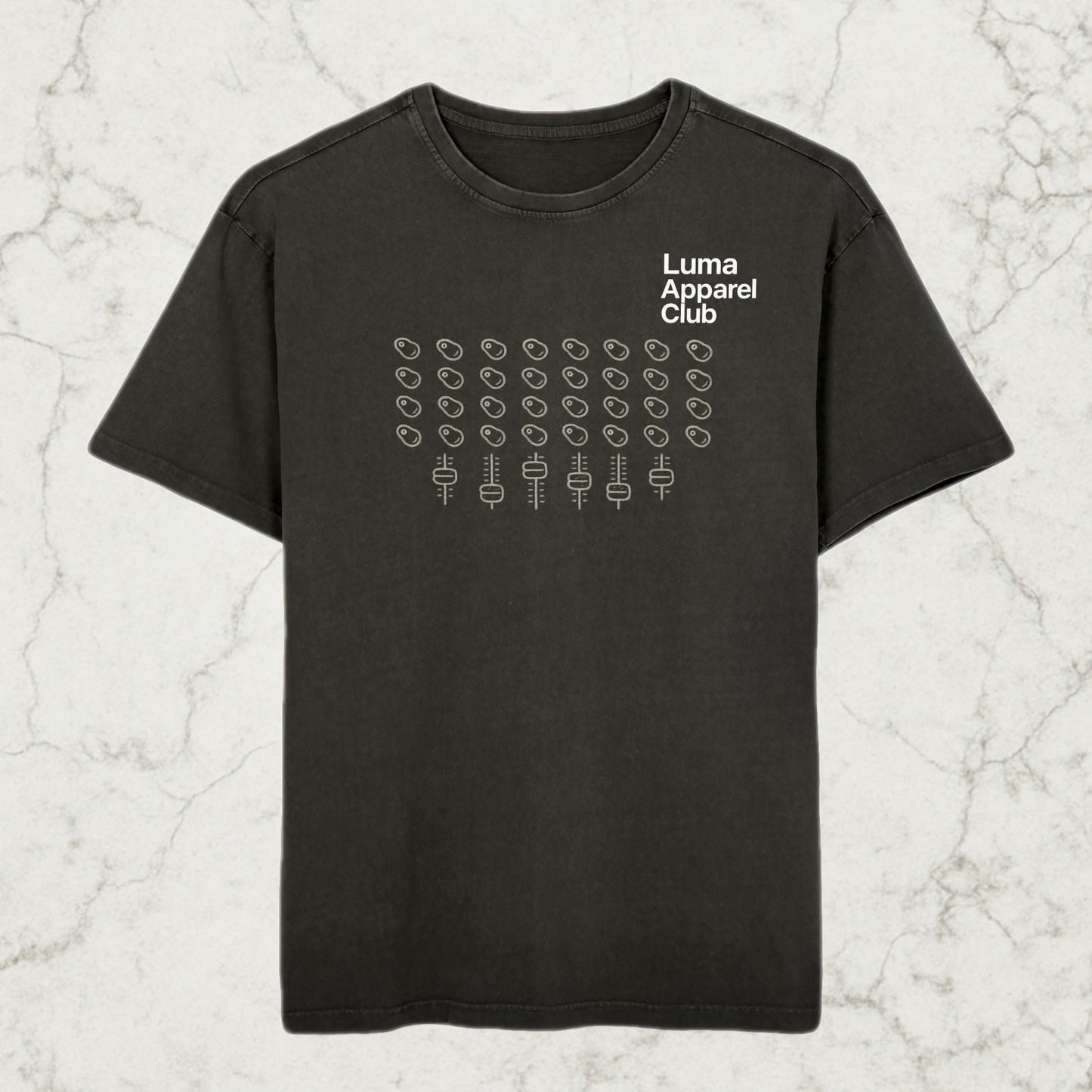 SOUNDCHECK TEE, Acid Washed Oversized Tee | Luma Apparel Club