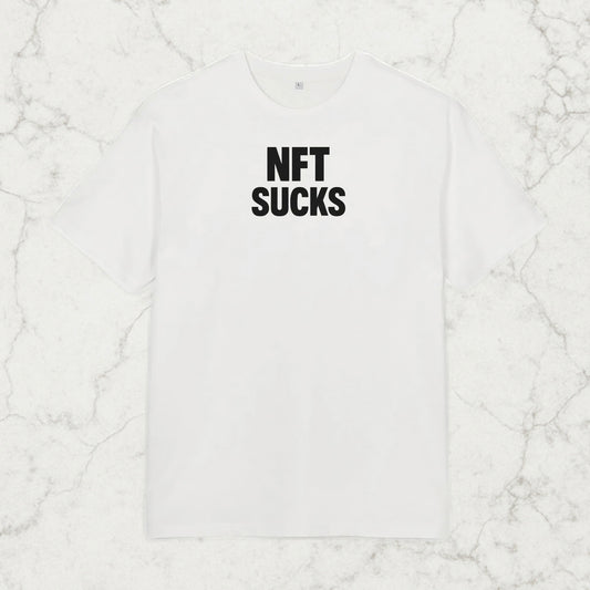 NFT Sucks Oversized Tee | Luma Apparel Club.