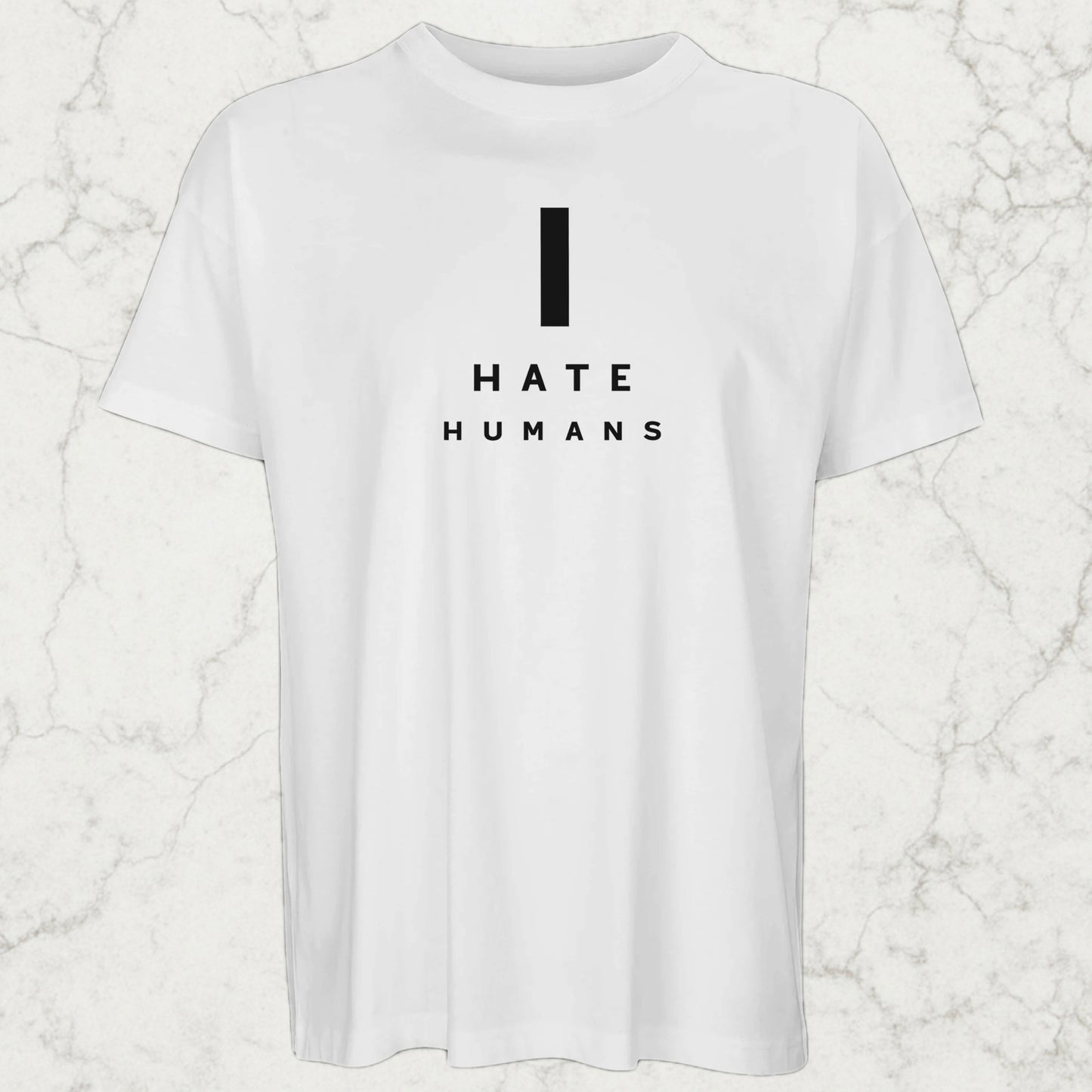 I HATE HUMANS TEE , Oversize tee | Luma Apparel Club