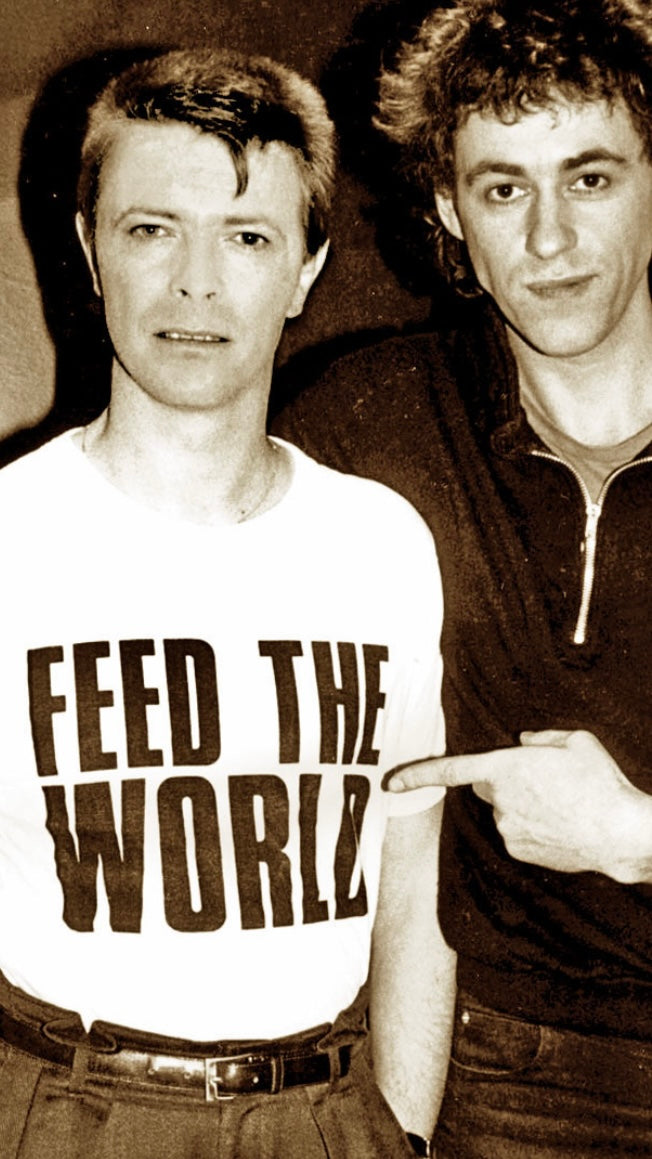 FEED THE WORLD – DAVID BOWIE TEE (1984) | Luma Apparel Club